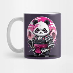 Japanese Samurai Panda Tattoo, Kawaii Ninja Panda Mug